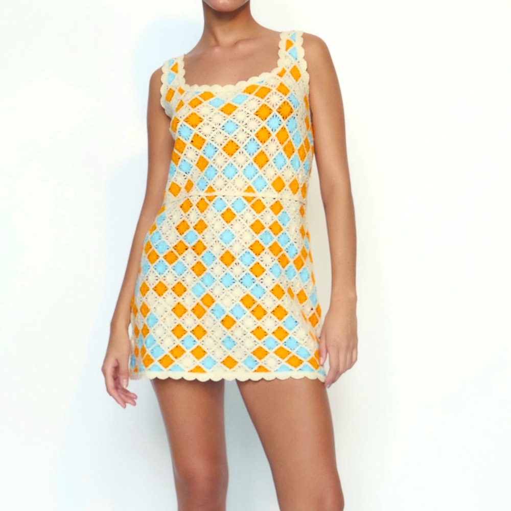Zara Crochet Mini Dress